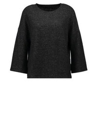 Pull à col rond gris foncé Even&Odd
