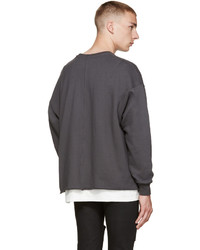 Pull à col rond gris foncé Fear Of God