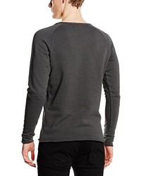 Pull à col rond gris foncé Jack & Jones