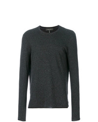 Pull à col rond gris foncé rag & bone