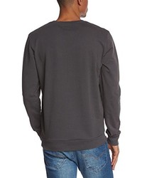 Pull à col rond gris foncé Solid