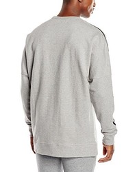 Pull à col rond gris adidas