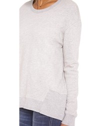 Pull à col rond gris Wilt