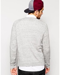 Pull à col rond gris Asos