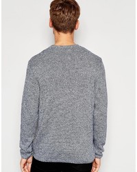 Pull à col rond gris Asos