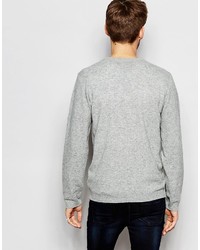 Pull à col rond gris Asos