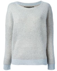 Pull à col rond gris By Malene Birger
