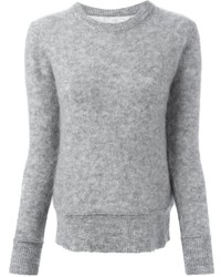 Pull à col rond gris By Malene Birger