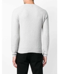 Pull à col rond gris Tom Ford