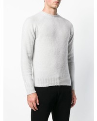 Pull à col rond gris Tom Ford