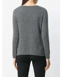 Pull à col rond gris 'S Max Mara