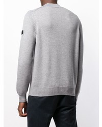 Pull à col rond gris Fay