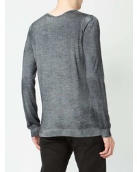 Pull à col rond gris Avant Toi