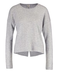 Pull à col rond gris FTC