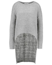 Pull à col rond gris Gestuz