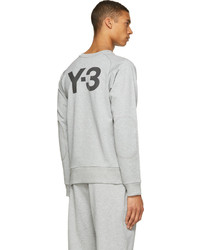 Pull à col rond gris Y-3