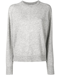 Pull à col rond gris Isabel Marant