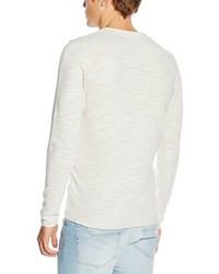 Pull à col rond gris Jack & Jones