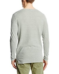 Pull à col rond gris Jack & Jones