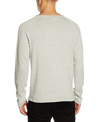 Pull à col rond gris Jack & Jones