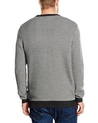 Pull à col rond gris Jack & Jones