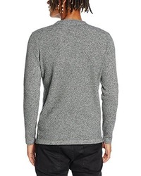 Pull à col rond gris JACK & JONES PREMIUM