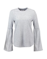 Pull à col rond gris Kaffe