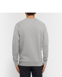 Pull à col rond gris MAISON KITSUNÉ