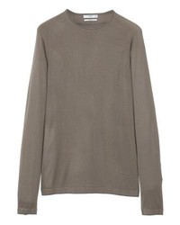 Pull à col rond gris Mango