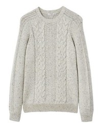 Pull à col rond gris Mango