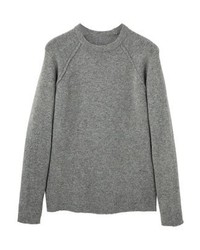 Pull à col rond gris Mango