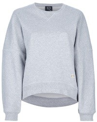 Pull à col rond gris McQ by Alexander McQueen