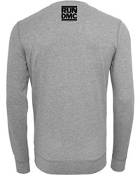Pull à col rond gris Mister Tee