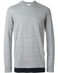 Pull à col rond gris Nike