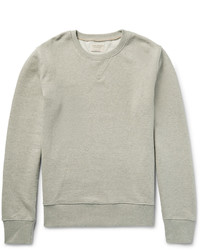 Pull à col rond gris Nudie Jeans