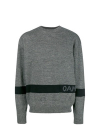 Pull à col rond gris Oamc