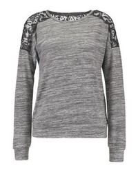 Pull à col rond gris Only