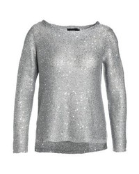 Pull à col rond gris Only