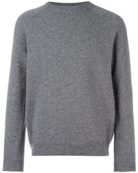Pull à col rond gris Paul Smith