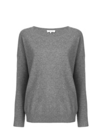 Pull à col rond gris Philo-Sofie