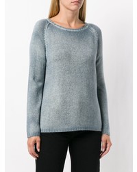 Pull à col rond gris Avant Toi