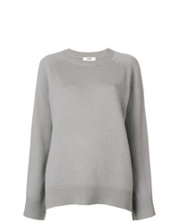 Pull à col rond gris Sminfinity