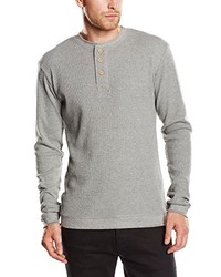 Pull à col rond gris Solid
