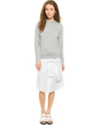 Pull à col rond gris Alexander Wang