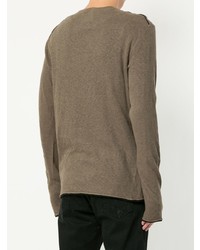 Pull à col rond gris rag & bone