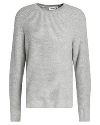Pull à col rond gris Weekday