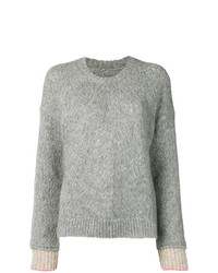 Pull à col rond gris Zadig & Voltaire