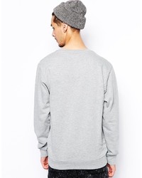 Pull à col rond imprimé gris Cheap Monday