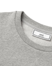 Pull à col rond imprimé gris Ami