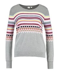 Pull à col rond imprimé multicolore Gap